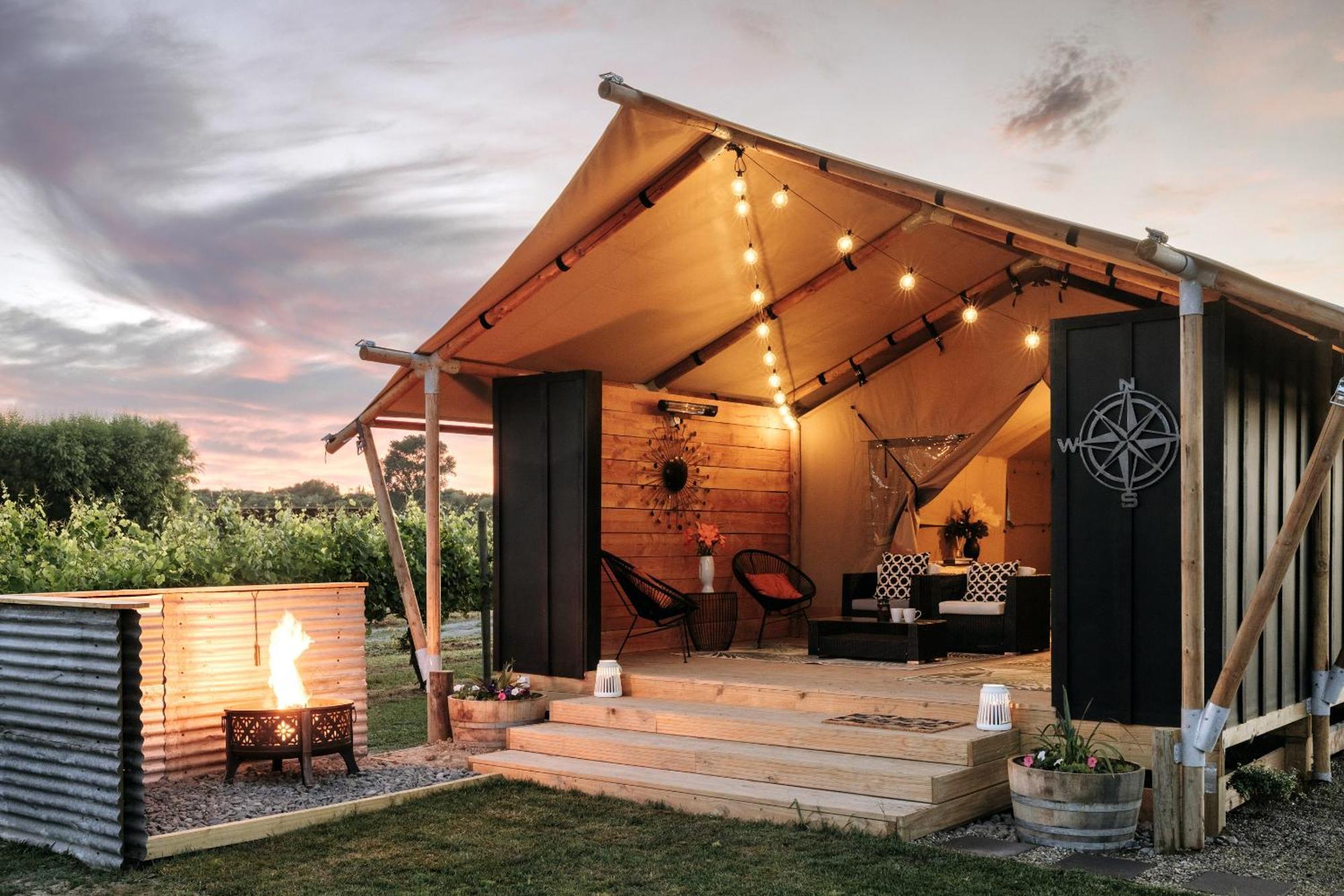 Villas & Vines Glamping 哈士汀 外观 照片