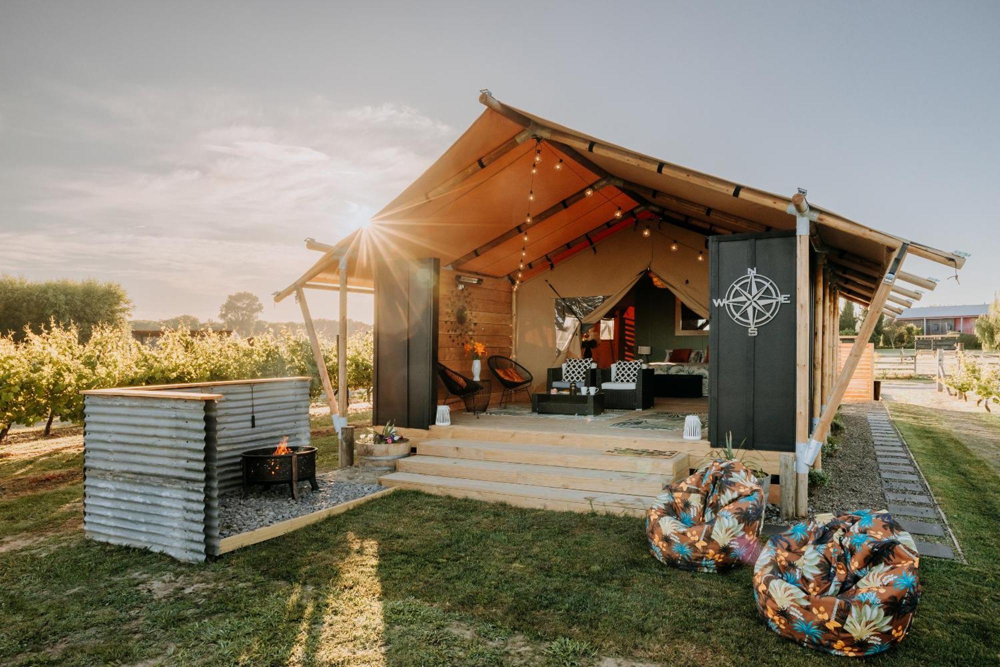 Villas & Vines Glamping 哈士汀 外观 照片