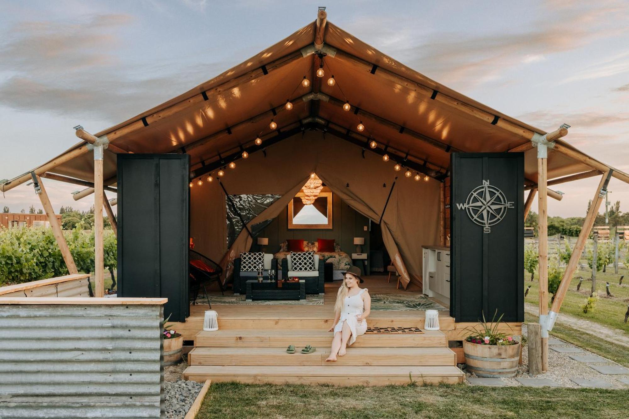 Villas & Vines Glamping 哈士汀 外观 照片