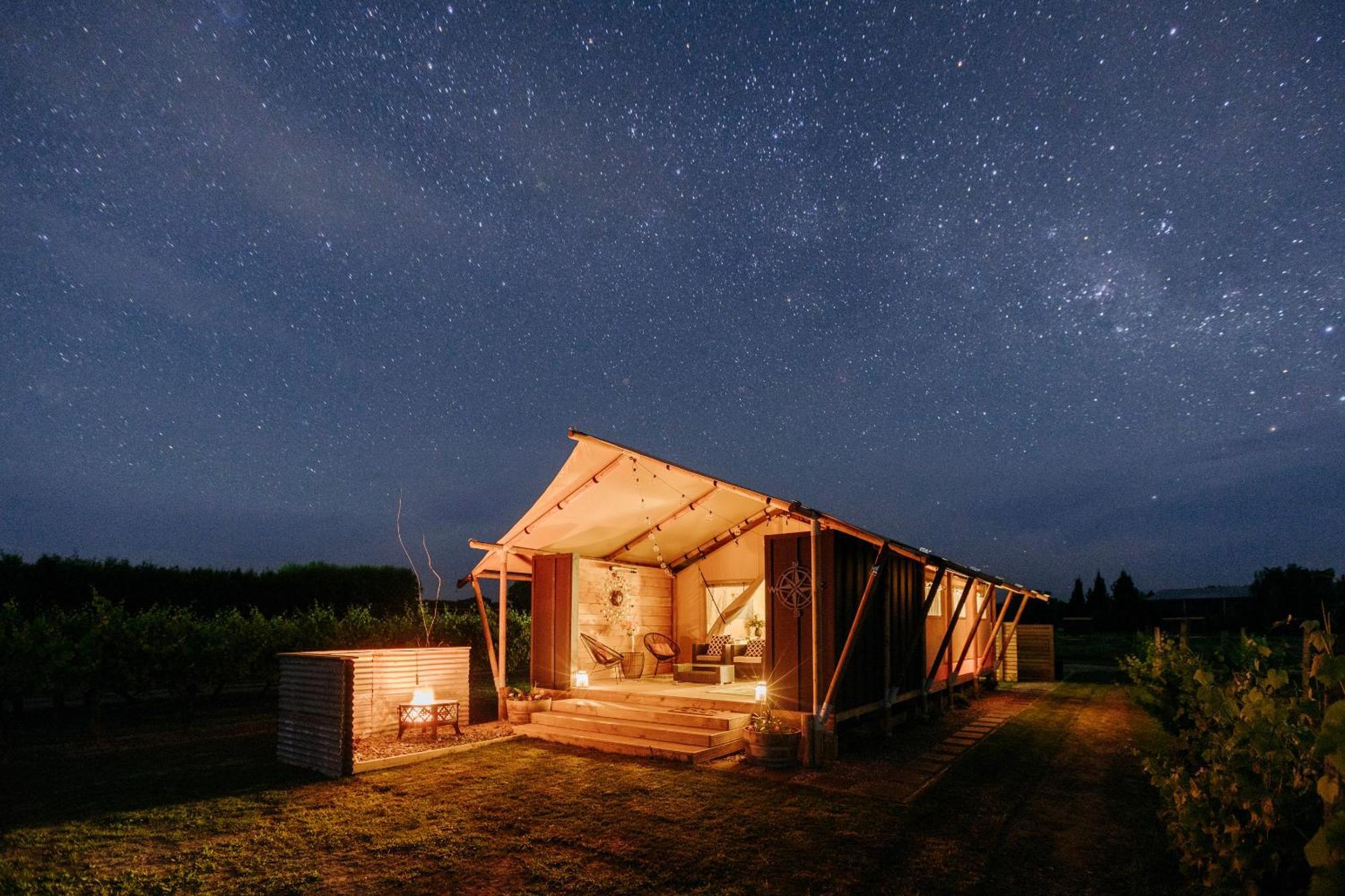 Villas & Vines Glamping 哈士汀 外观 照片